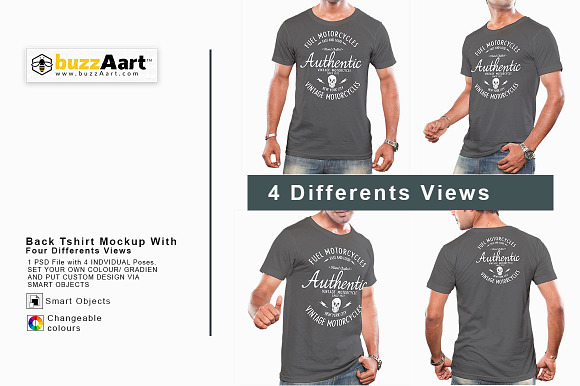 Mens Tshirt Mockup Vol-2 in Product Mockups - product preview 4