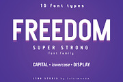 FREEDOM font family