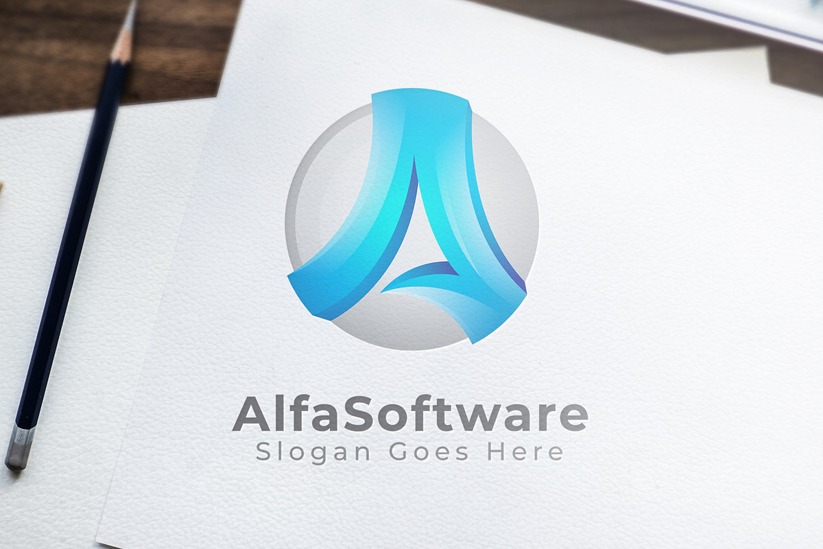 A letter Logo in Logo Templates - product preview 8