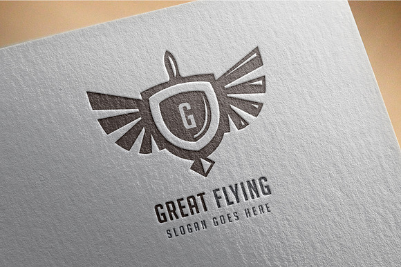 Guard / Fly / Save in Logo Templates - product preview 2