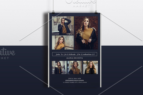Graduation Announcement - V809 in Flyer Templates - product preview 2