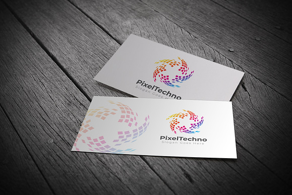 Pixel Technology Logo in Logo Templates - product preview 2