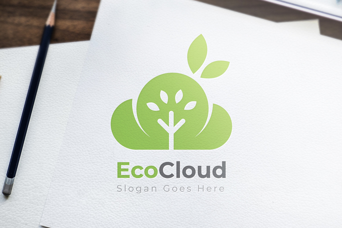 EcoCloud Logo in Logo Templates - product preview 8