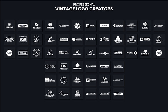 1046 Vintage Logo Creators in Logo Templates - product preview 2