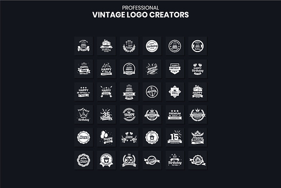 1046 Vintage Logo Creators in Logo Templates - product preview 3