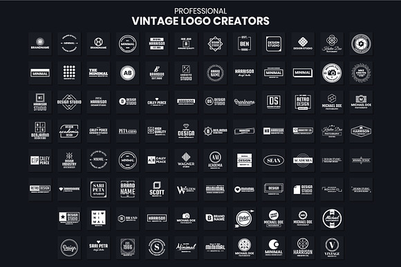 1046 Vintage Logo Creators in Logo Templates - product preview 5