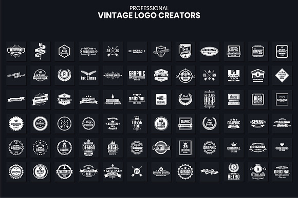 1046 Vintage Logo Creators in Logo Templates - product preview 9