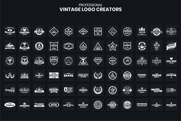 1046 Vintage Logo Creators in Logo Templates - product preview 10