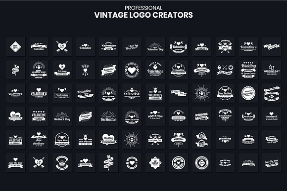 1046 Vintage Logo Creators in Logo Templates - product preview 11