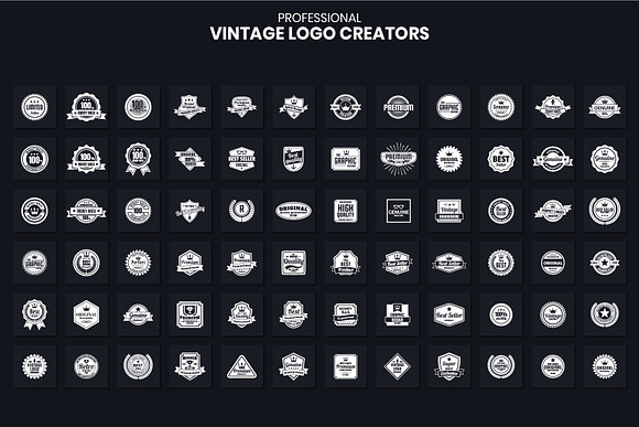 1046 Vintage Logo Creators in Logo Templates - product preview 12