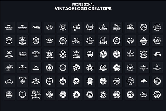 1046 Vintage Logo Creators in Logo Templates - product preview 13