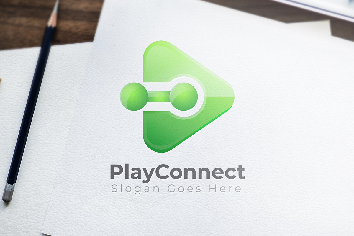 PlayConnect Logo in Logo Templates - product preview 8