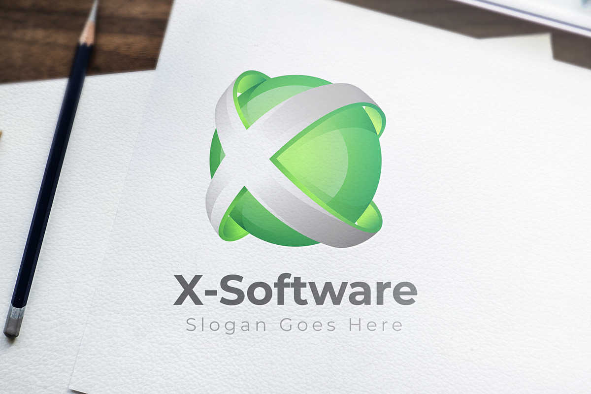 X-Software Logo in Logo Templates - product preview 8