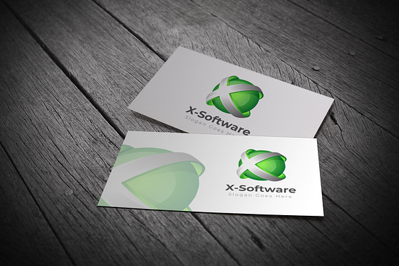 X-Software Logo in Logo Templates - product preview 2