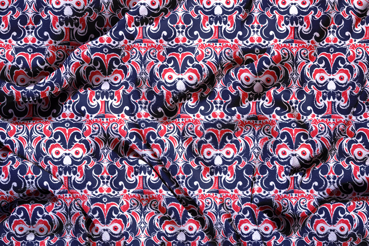 Devil Tribal Seamless Pattern in Patterns - product preview 8