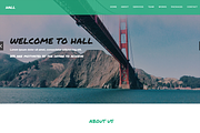 Hall - One-Page Business Template
