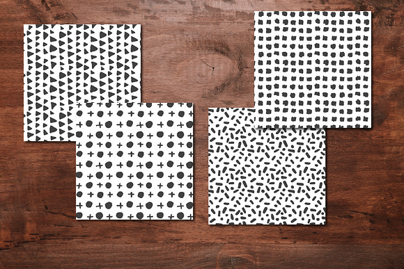 Black and White Pattern Minimalist b in Patterns - product preview 1