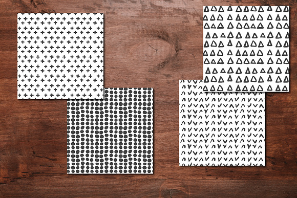 Black and White Pattern Minimalist b in Patterns - product preview 2