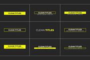 Clean Titles (.mogrt)