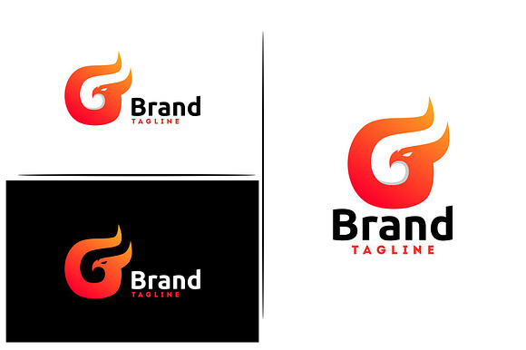 G Phoenix Letter Logo in Logo Templates - product preview 1