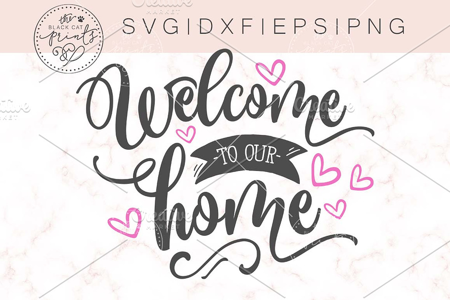 Welcome to our home SVG DXF PNG EPS