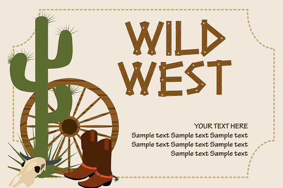 Wild West in Illustrations - product preview 1