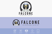 Valcone Bird Polygonal Logo