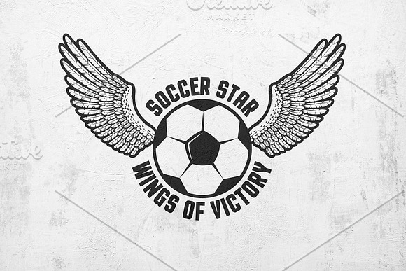 Soccer Simple Logo Set in Logo Templates - product preview 3