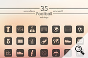 35 FOOTBALL icons
