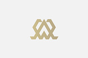 Premium Initial WA Logo