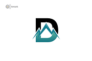 D Logo - Mountain Symbol