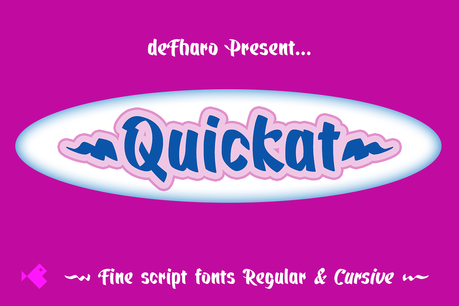 Quickat Script in Script Fonts - product preview 8