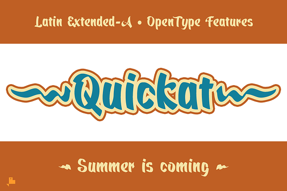 Quickat Script in Script Fonts - product preview 1