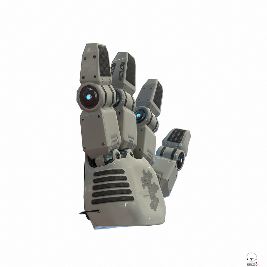 Robot Hand Low Poly PBR in Electronics - product preview 1