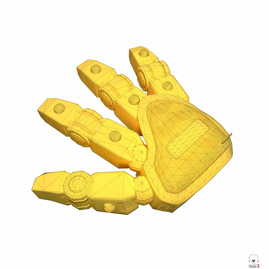 Robot Hand Low Poly PBR in Electronics - product preview 4