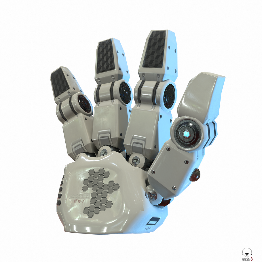 Robot Hand Low Poly PBR in Electronics - product preview 5