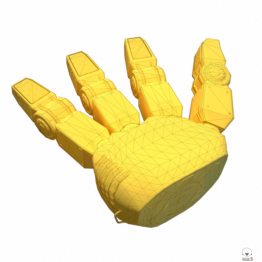 Robot Hand Low Poly PBR in Electronics - product preview 6