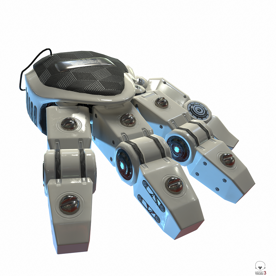 Robot Hand Low Poly PBR in Electronics - product preview 8