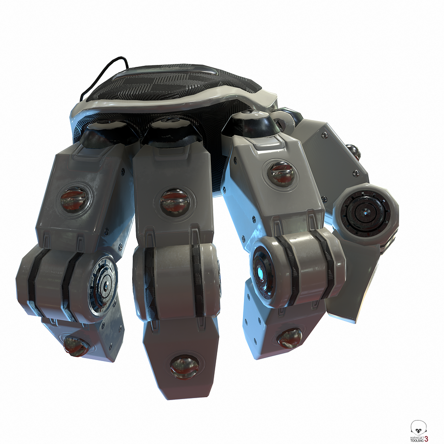 Robot Hand Low Poly PBR in Electronics - product preview 9