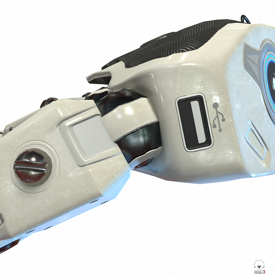 Robot Hand Low Poly PBR in Electronics - product preview 11