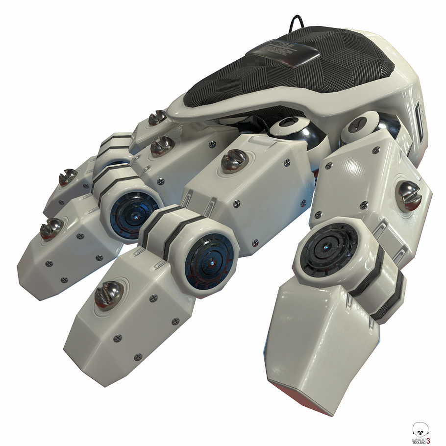 Robot Hand Low Poly PBR in Electronics - product preview 12