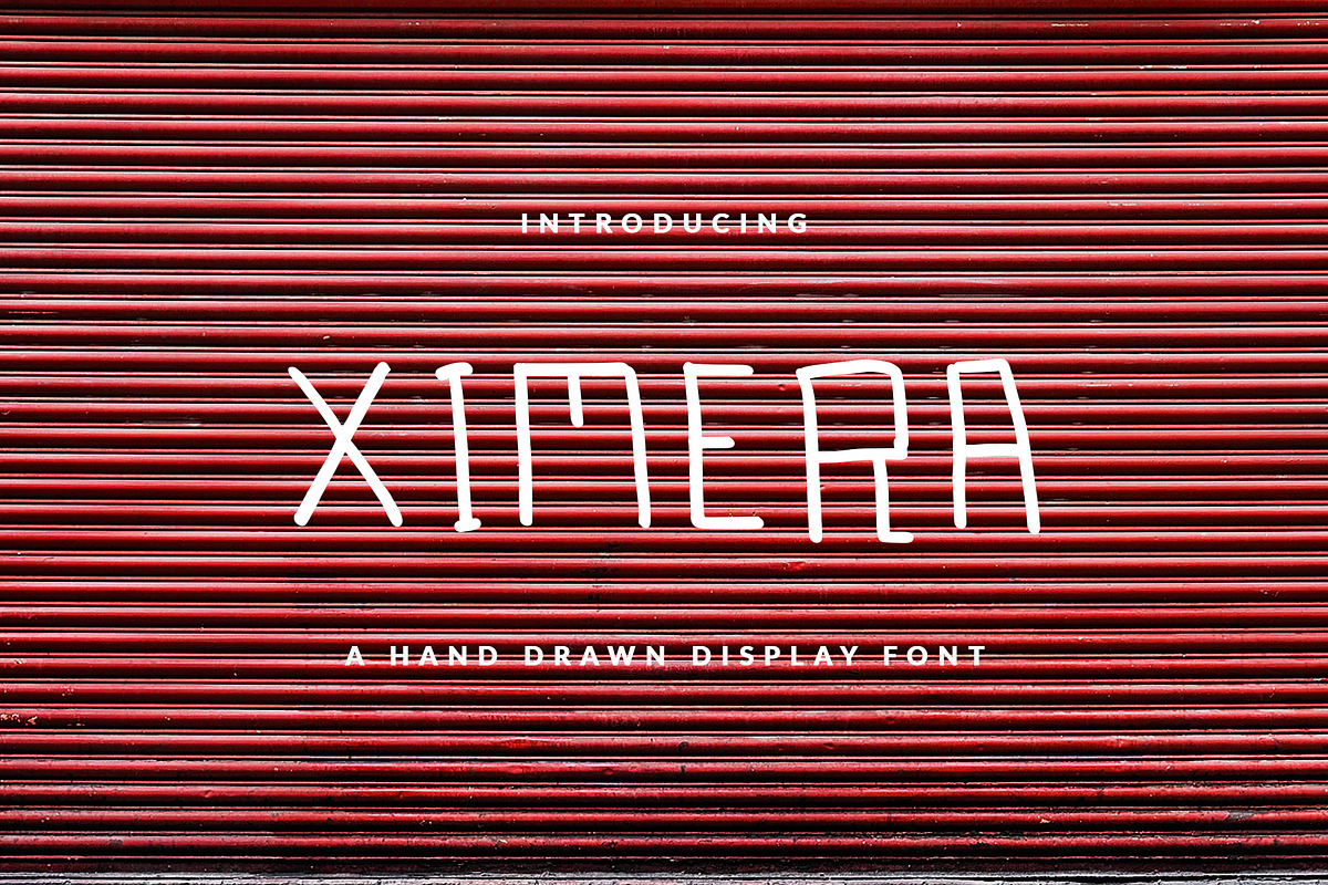 XIMERA DISPLAY FONT FOR HEADER in Display Fonts - product preview 8