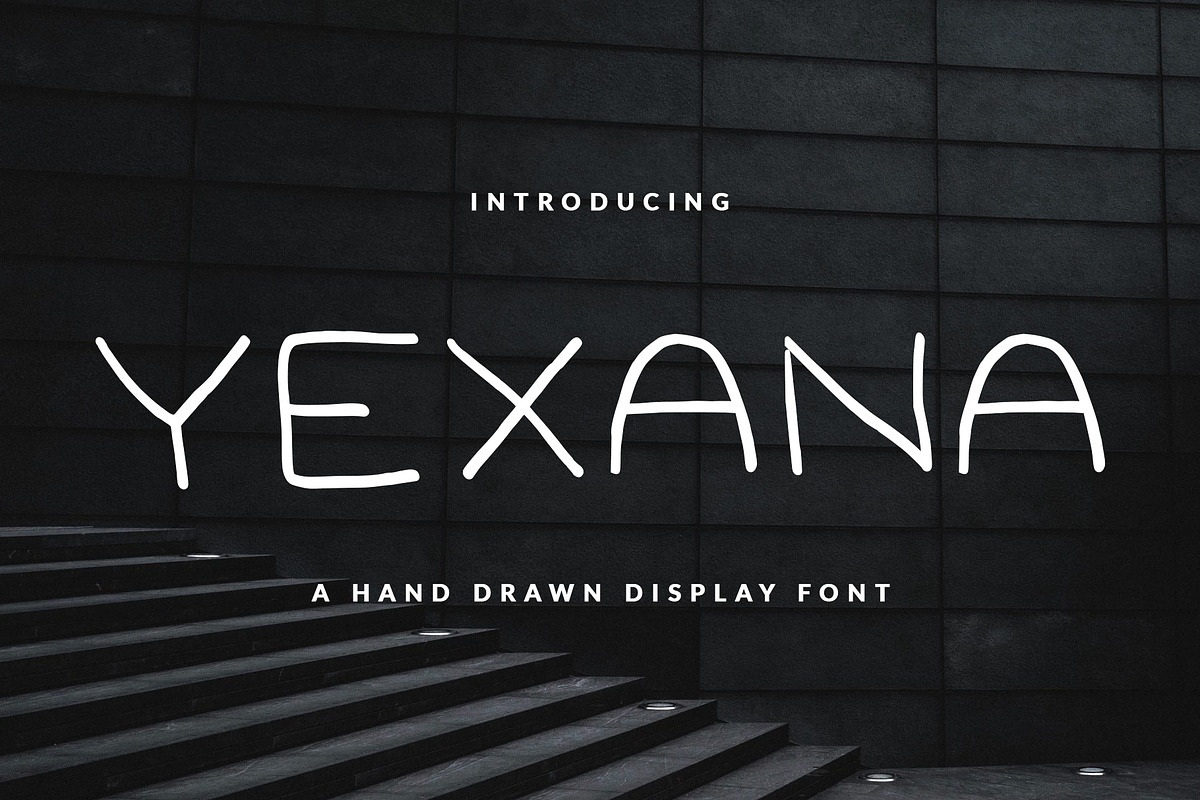 YEXANA FONT FOR HEADER & BOOK in Display Fonts - product preview 8