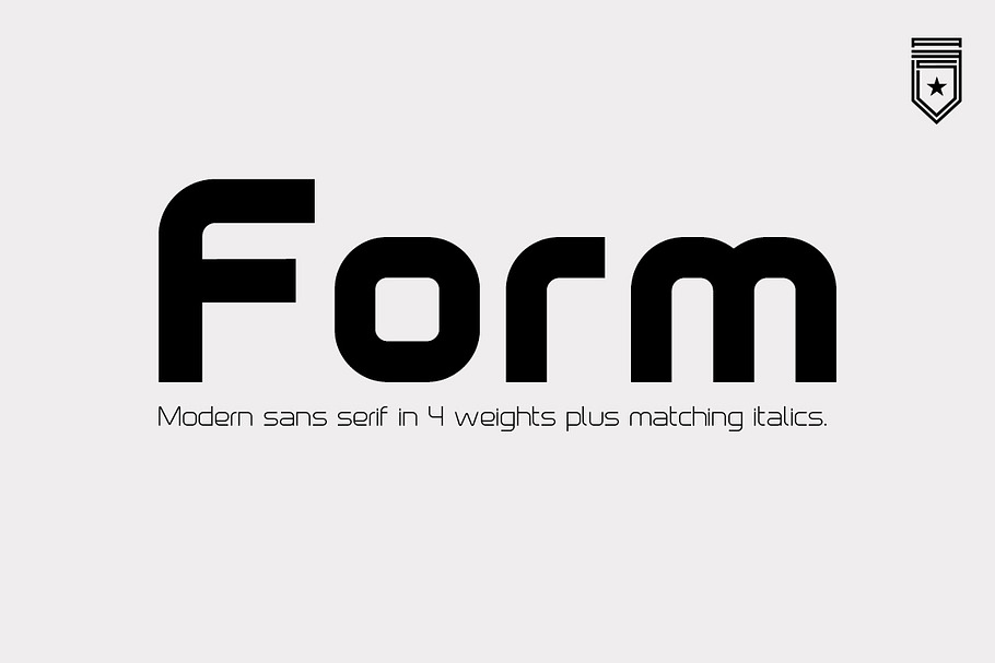 Form Family in Sans-Serif Fonts - product preview 8