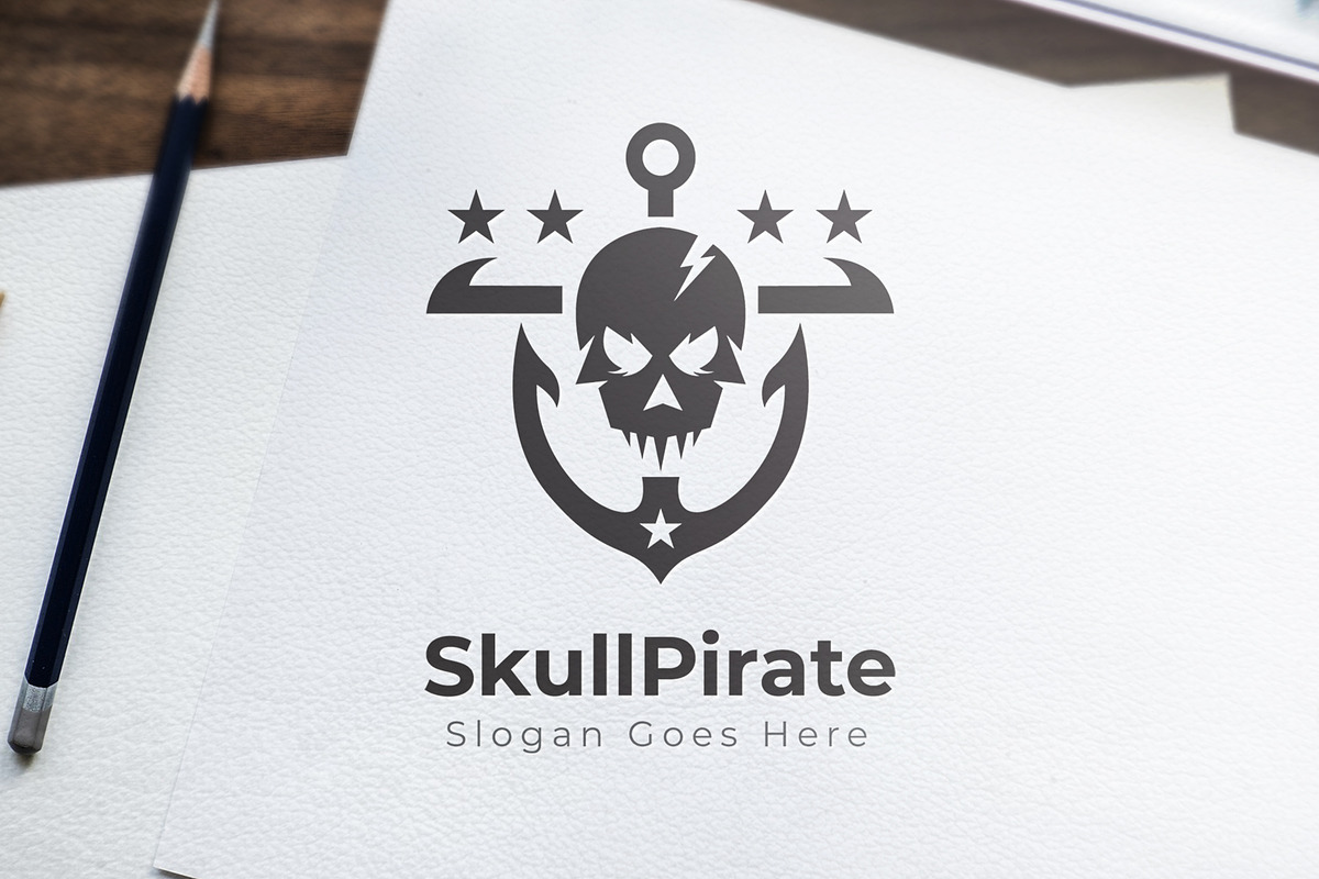 SkullPirate Logo in Logo Templates - product preview 8