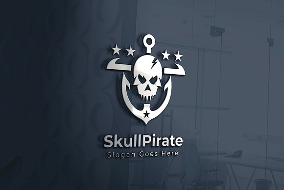 SkullPirate Logo in Logo Templates - product preview 3