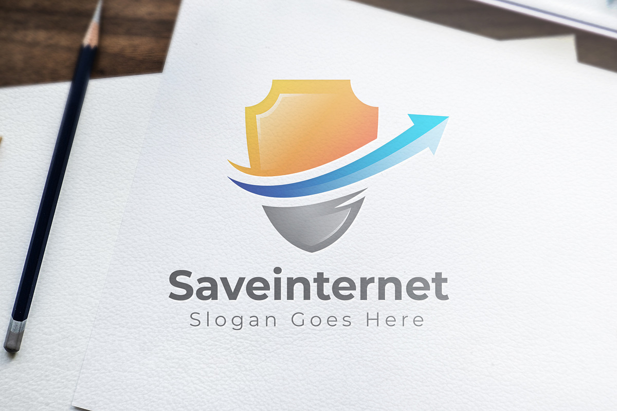 Save / Guard / Shield in Logo Templates - product preview 8