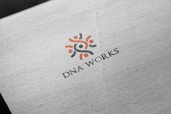 DNA Logo Genetic Biotech Work in Logo Templates - product preview 1