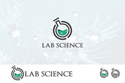 Elegant Lab Laboratory Science Logo
