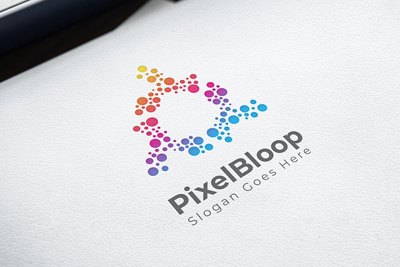 Pixel Bloop Logo in Logo Templates - product preview 1